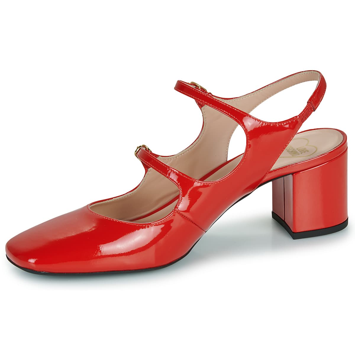 Women's Ballet Flats Love Moschino Red
