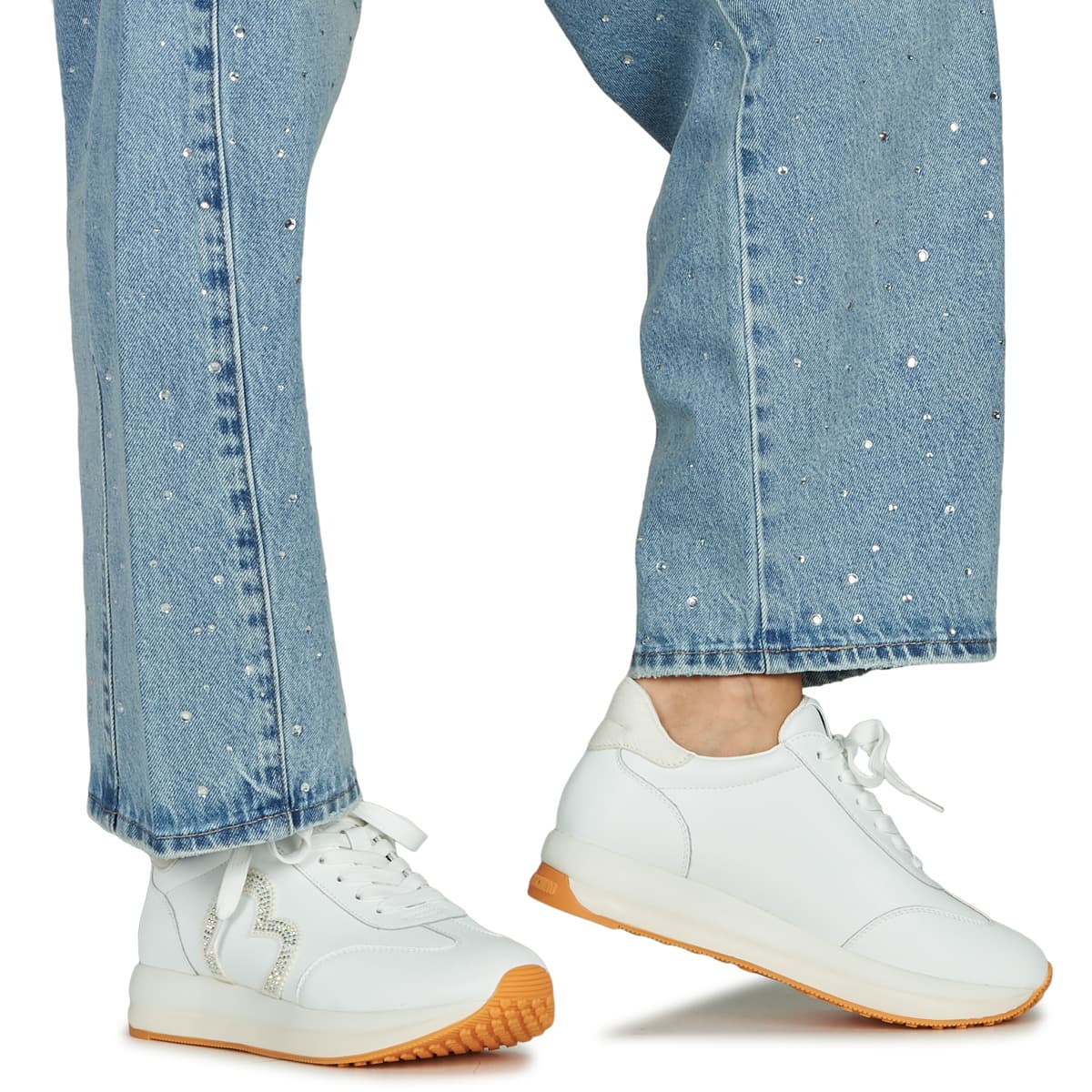 Women's Sneakers Love Moschino White