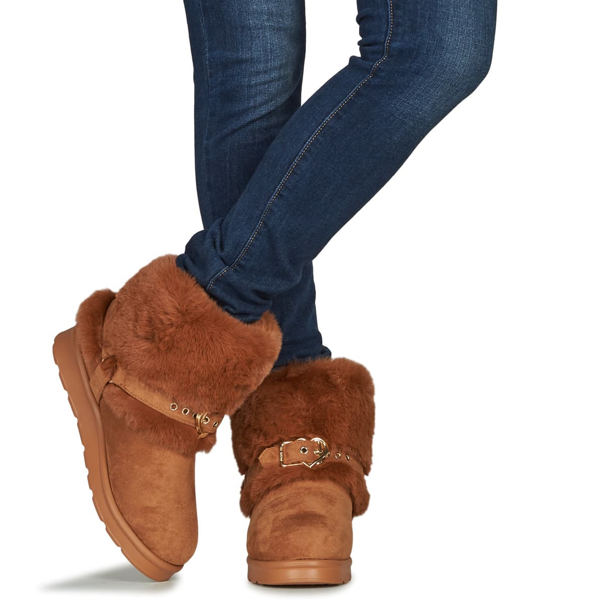 Women's Outdoor Shoes Love Moschino Brown