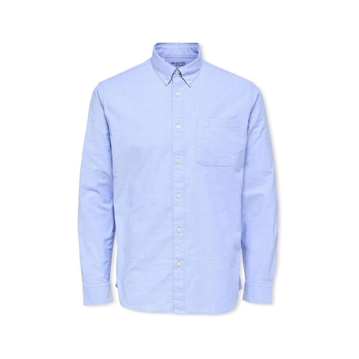 Πουκάμισο με μακριά μανίκια Selected Noos Regrick Oxford Shirt - Light Blue