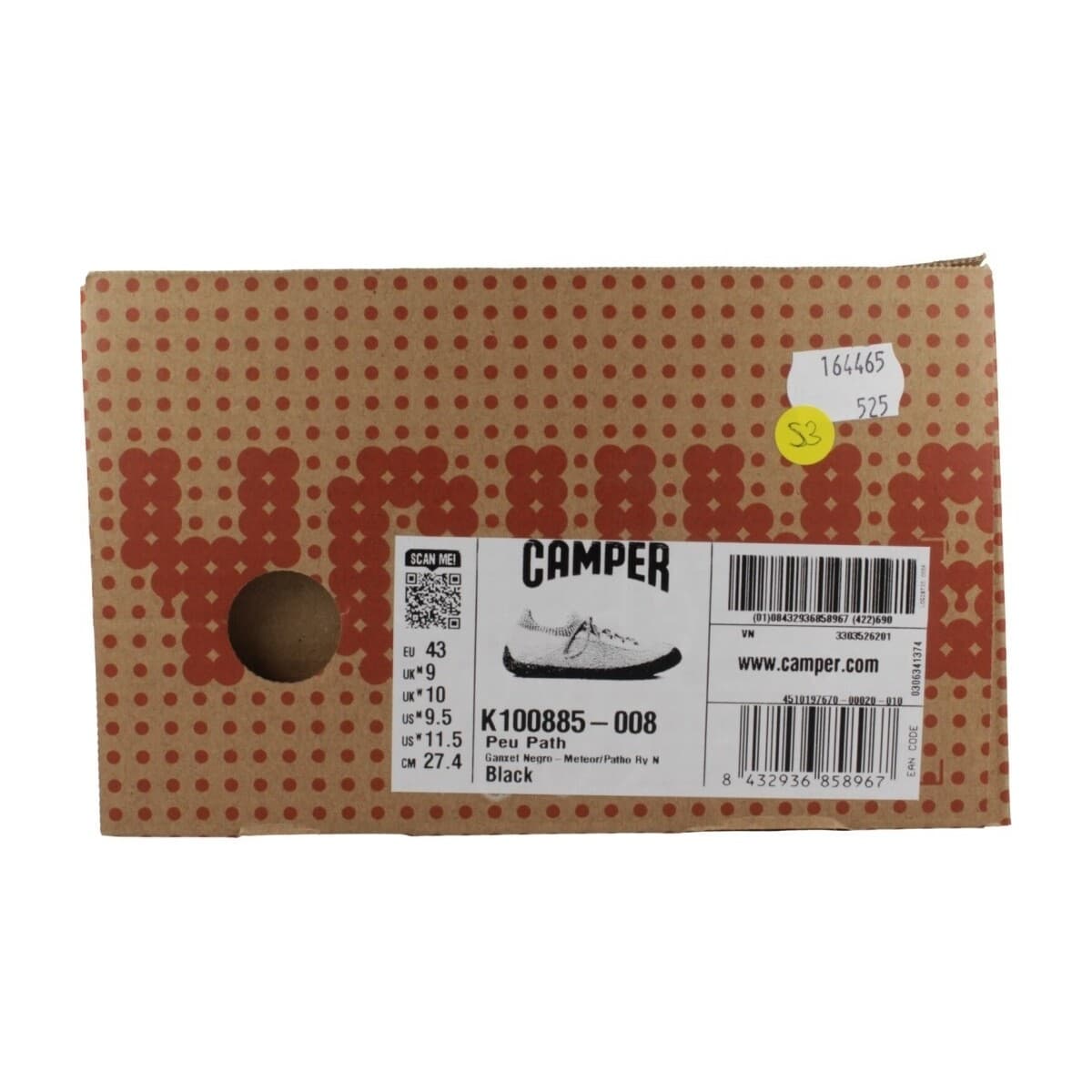 Men's Sneakers Camper Black