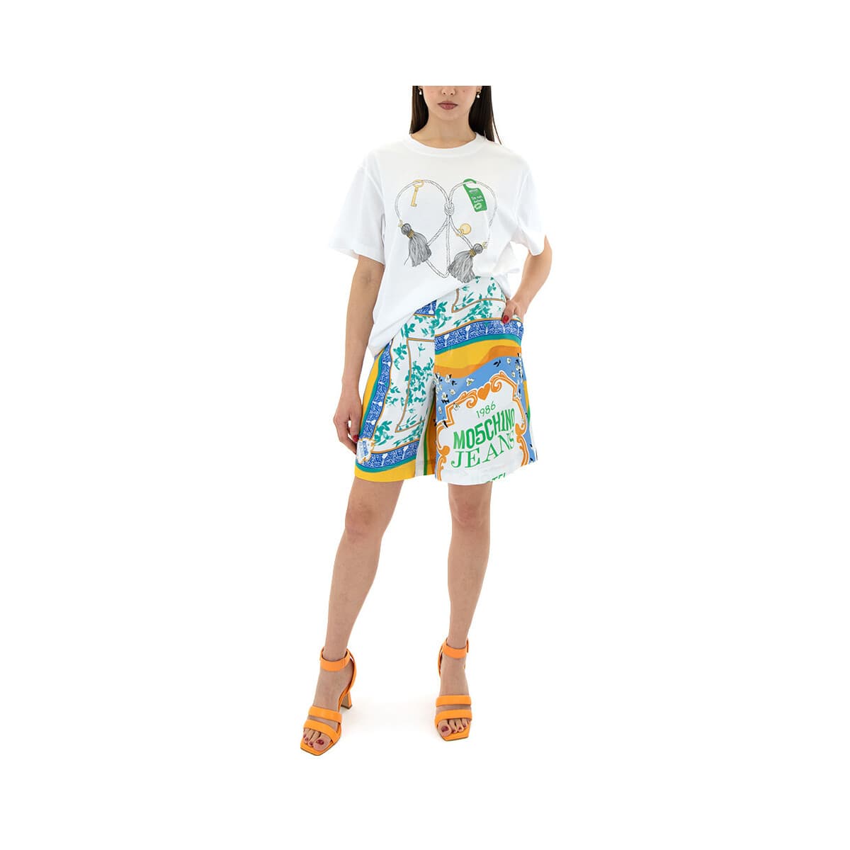 Women's T-Shirts Moschino Multicolor