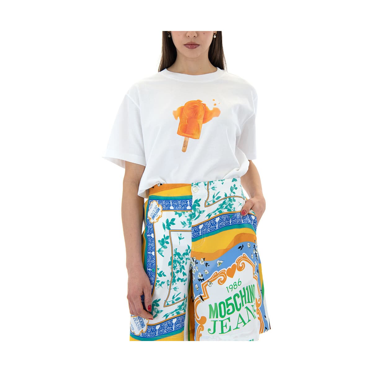 Women's T-Shirts Moschino Multicolor