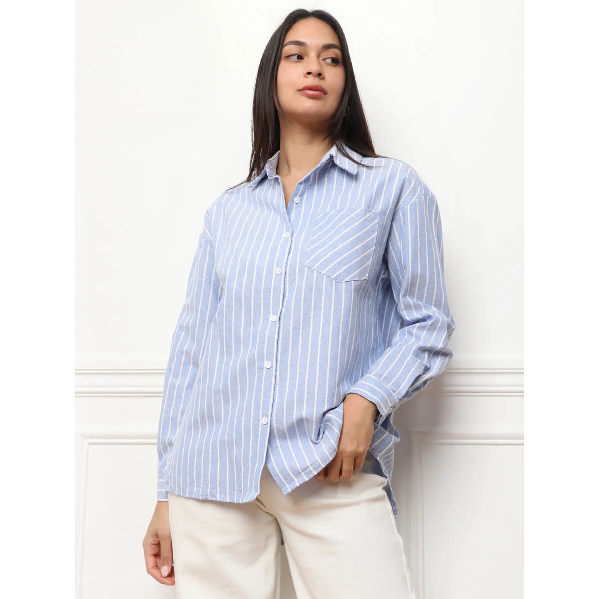 Women's Shirts La Modeuse Blue