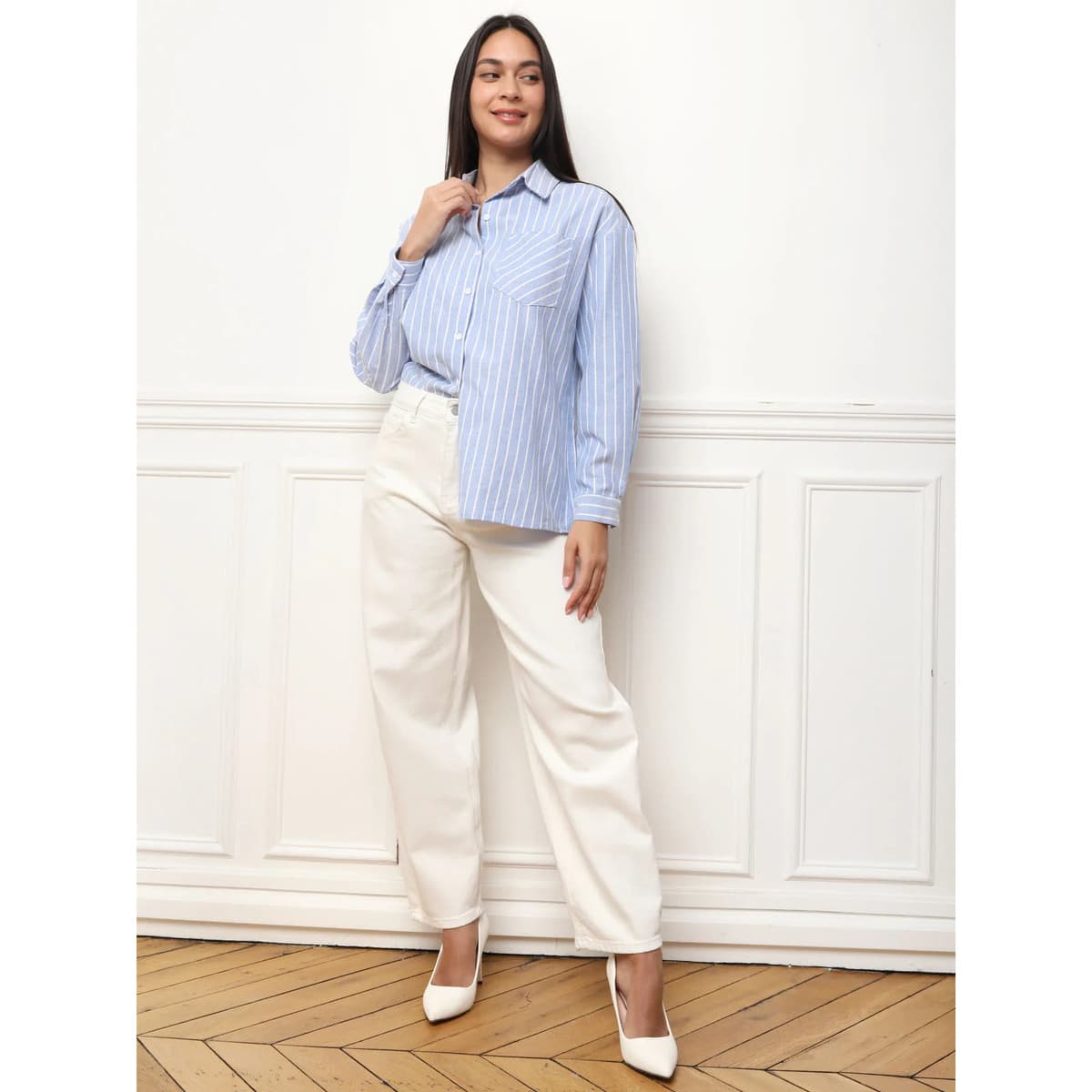Women's Shirts La Modeuse Blue