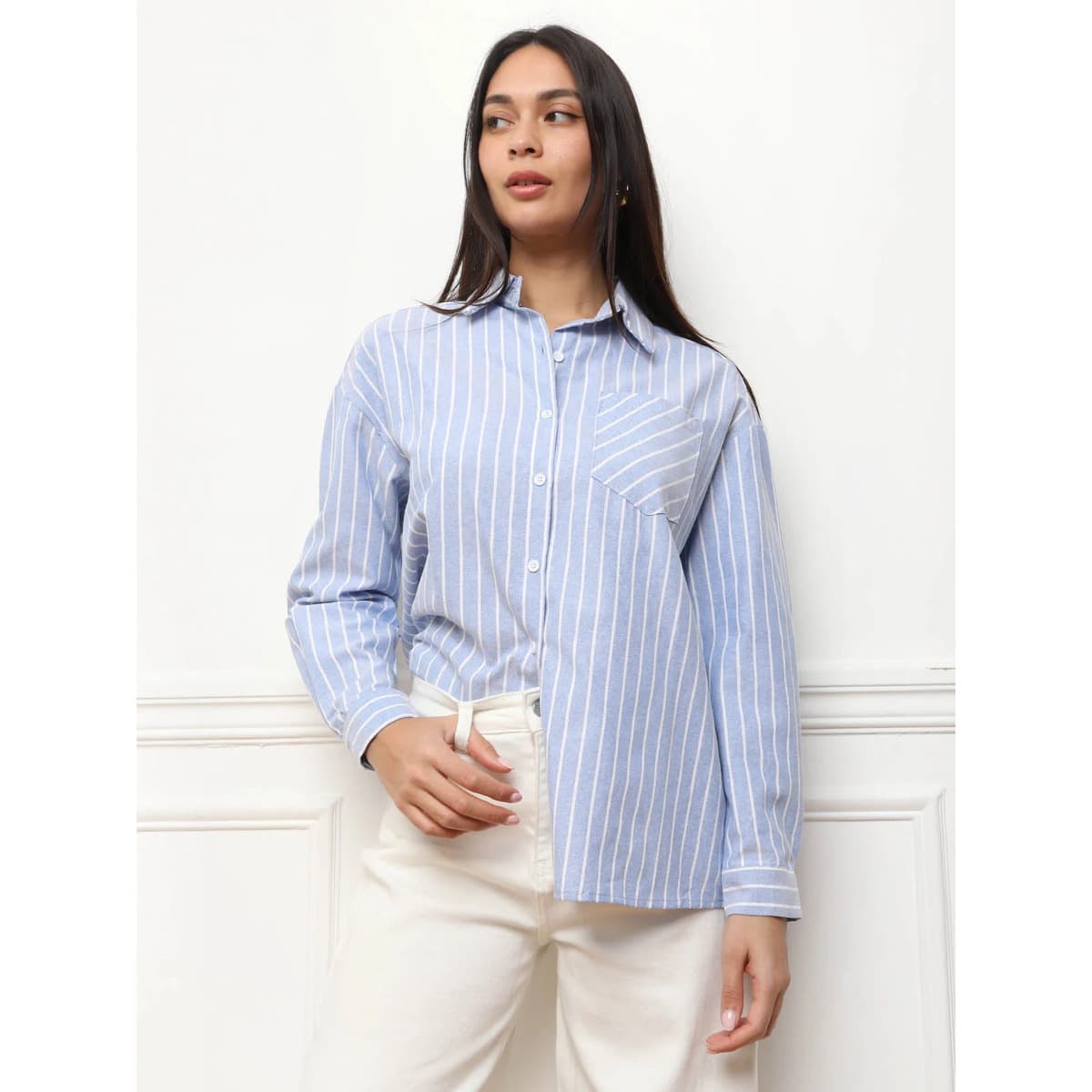 Women's Shirts La Modeuse Blue