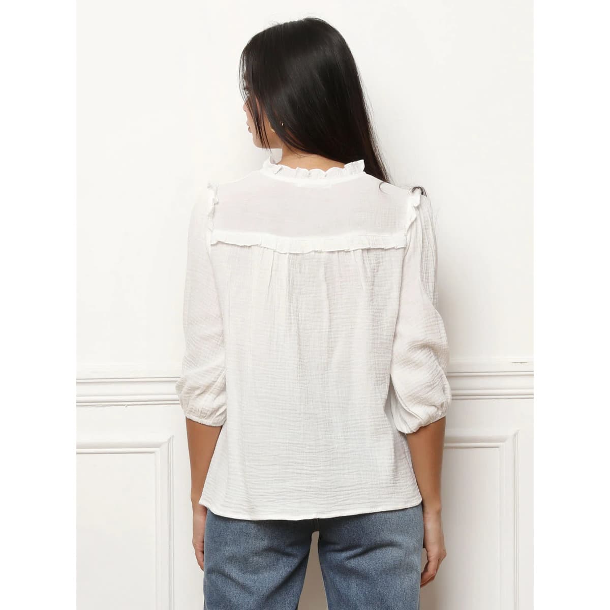 Women's Shirts La Modeuse White