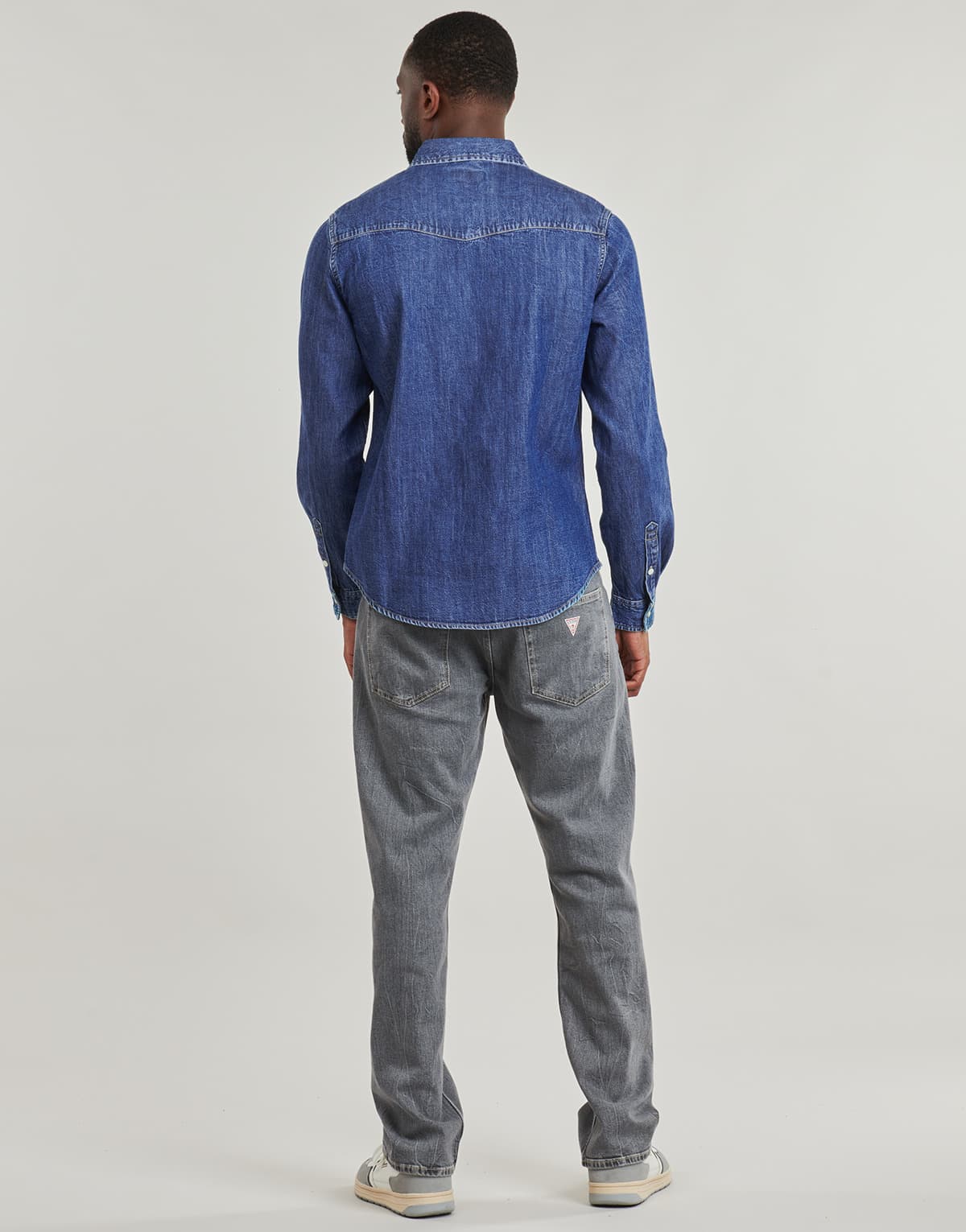 Men's Shirts Guess Blue