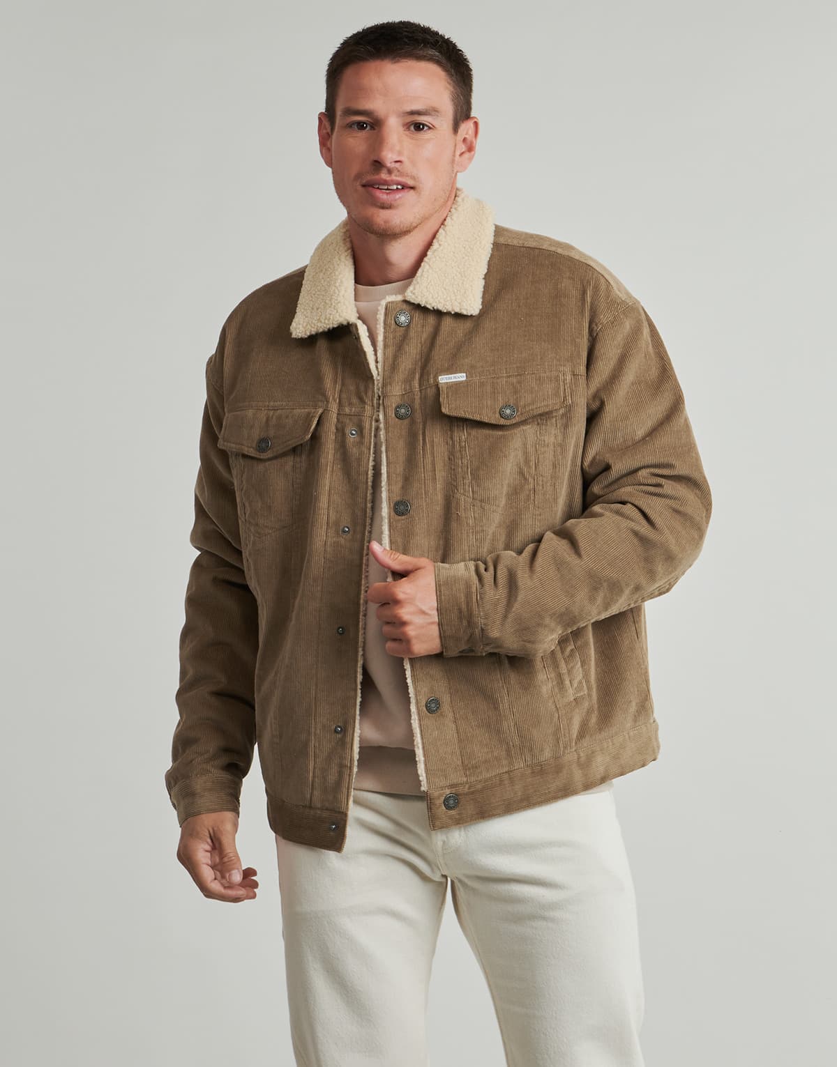 Men's Jackets Guess Brown
