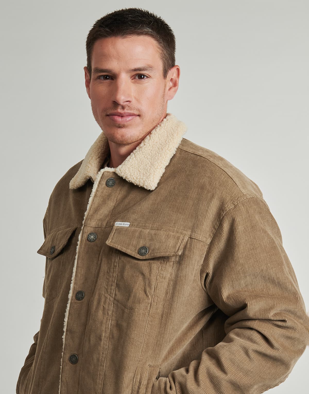 Men's Jackets Guess Brown