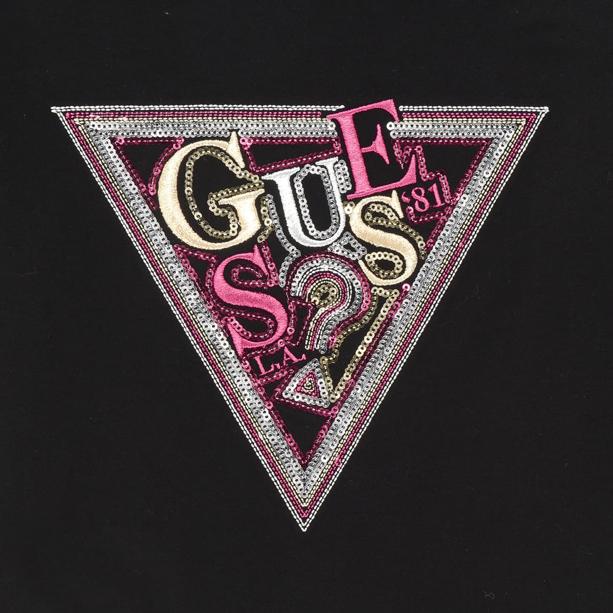 Girls' T-Shirts Guess Black