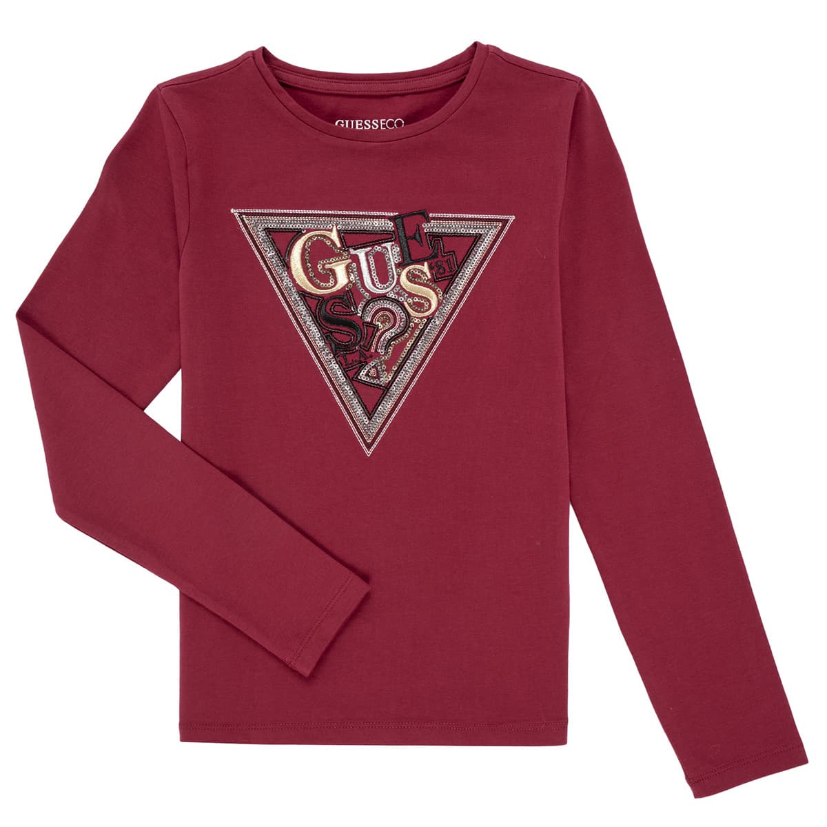 Μπλουζάκια με μακριά μανίκια Guess LS T-SHIRT W/SEQUINS