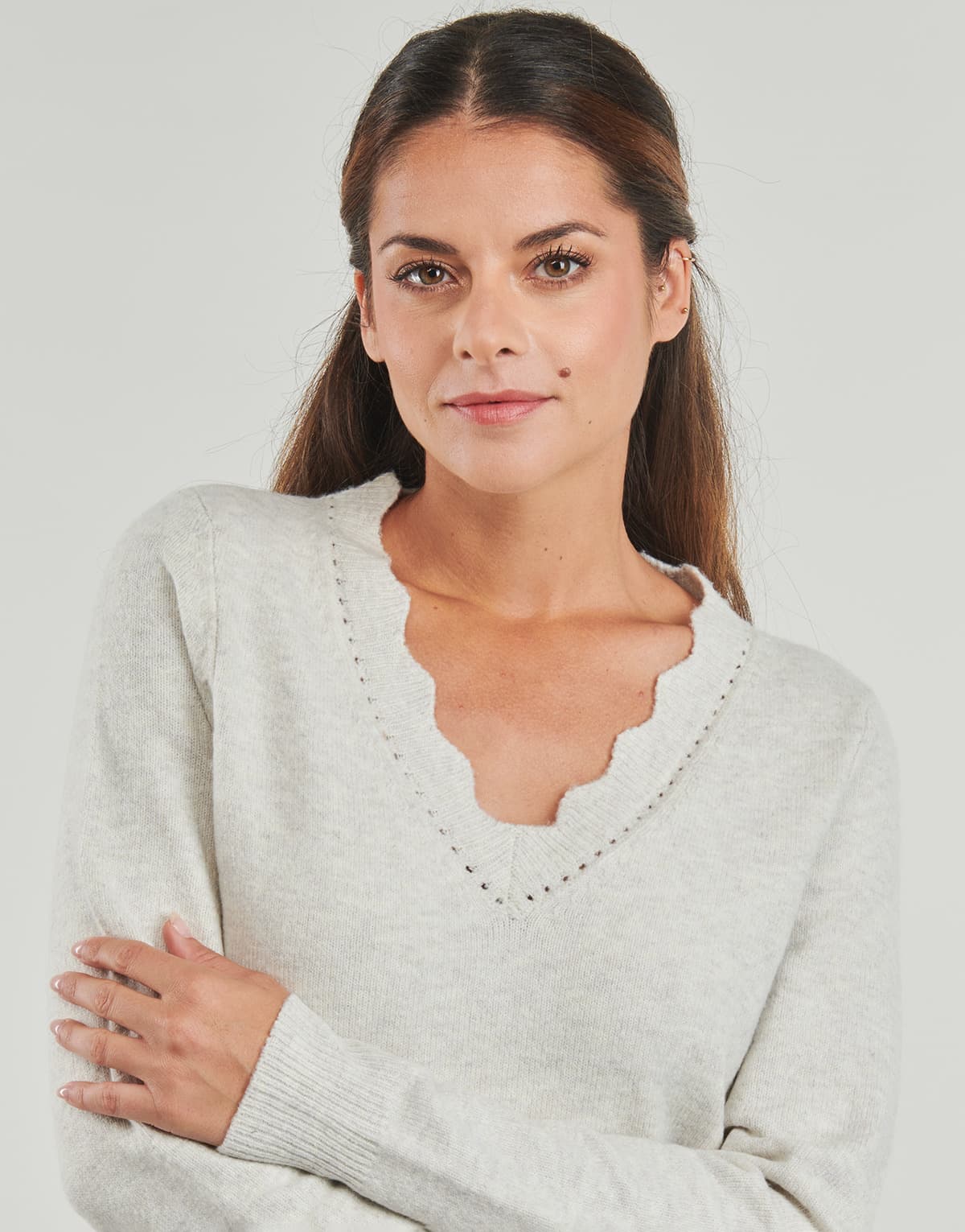 Women's Sweaters Vila Beige