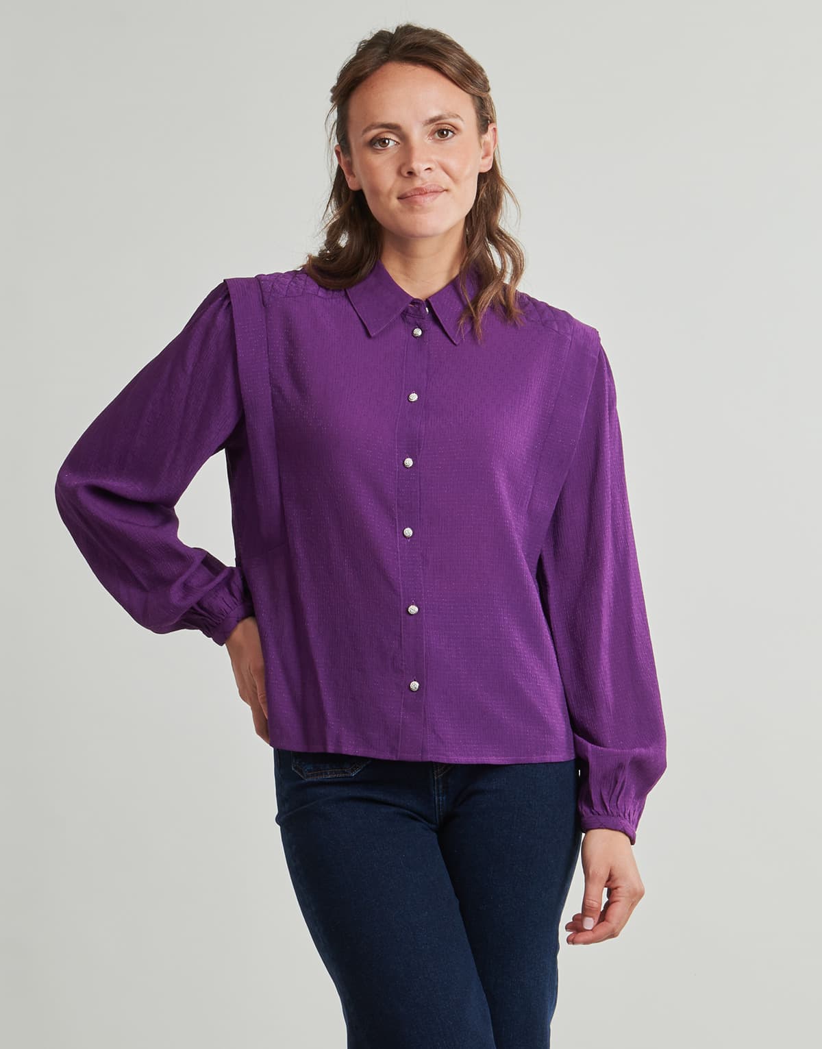 Women's T-Shirts Vila Purple