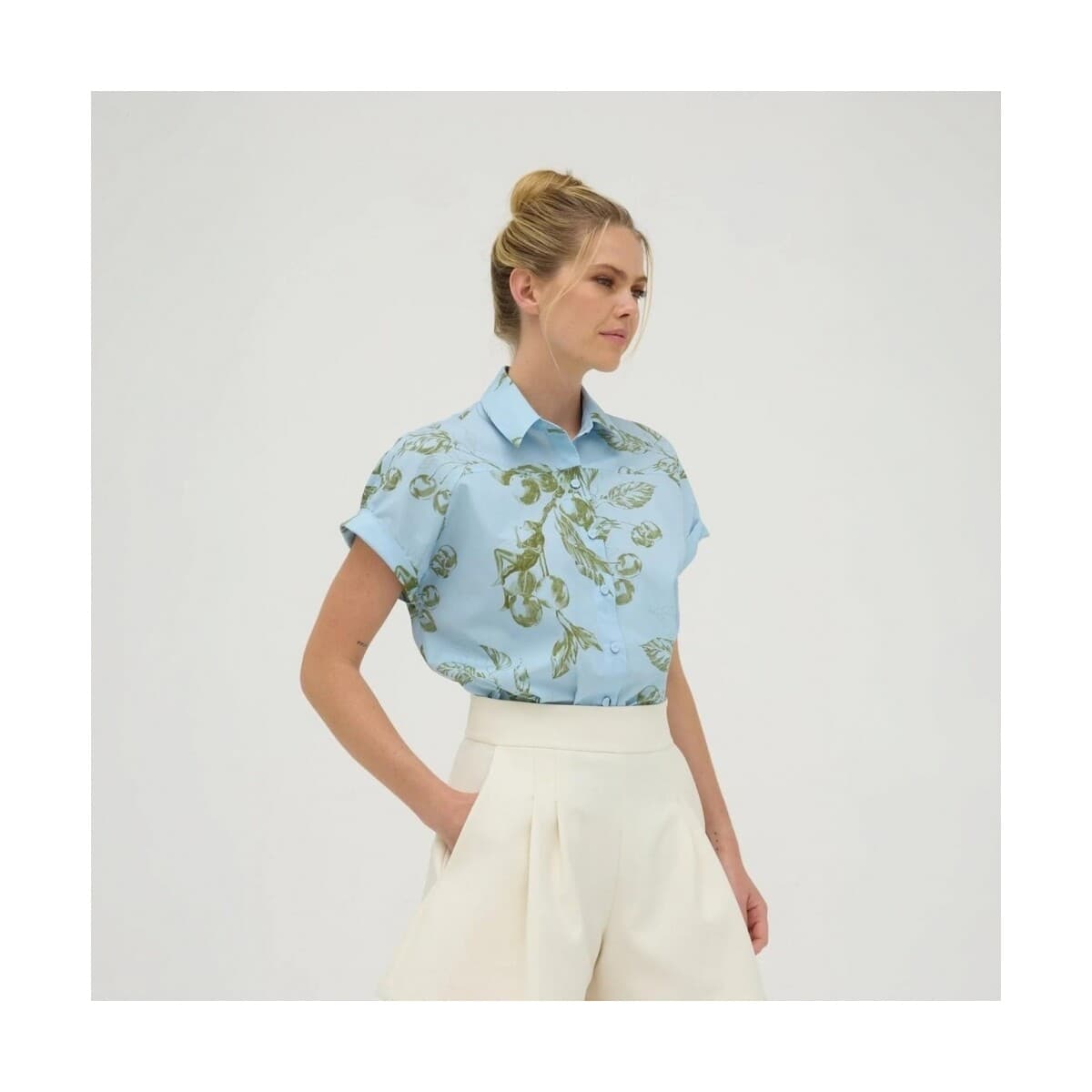 Μπλούζα Pêra Lima PÊRA LIMA Bruna Shirt - Grace the Cherry and the Blackbird