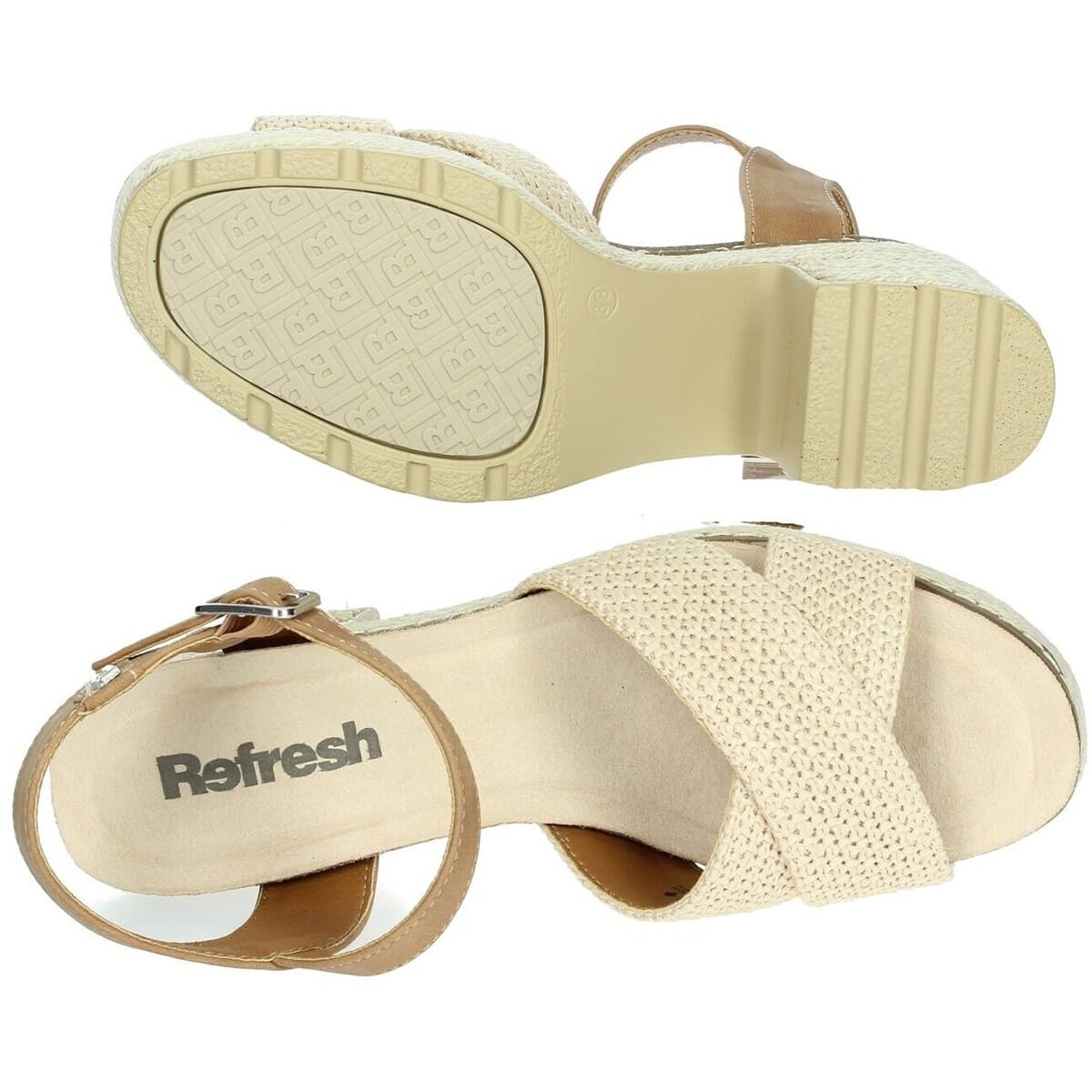 Women's Platforms Refresh Beige