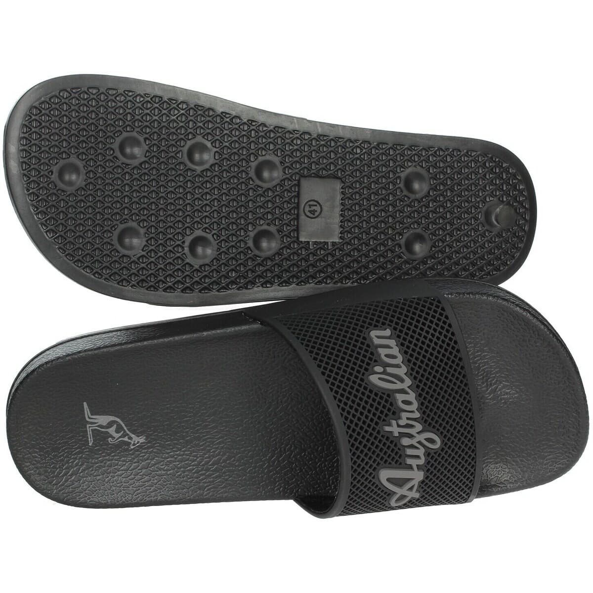 Men's Flip Flops Australian Black