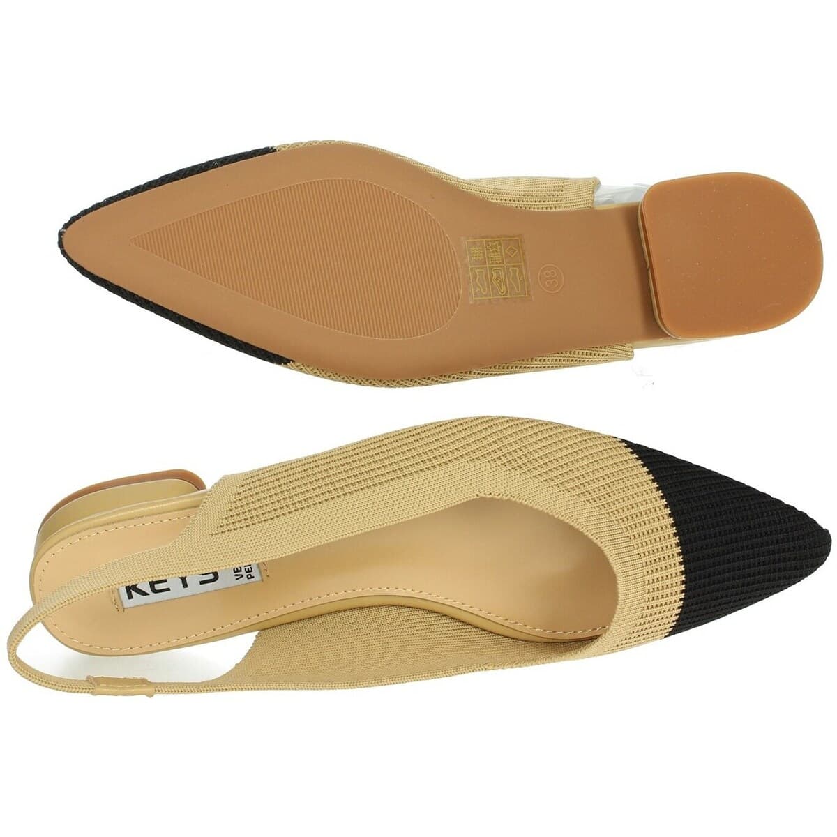Women's Ballet Flats Keys Multicolor
