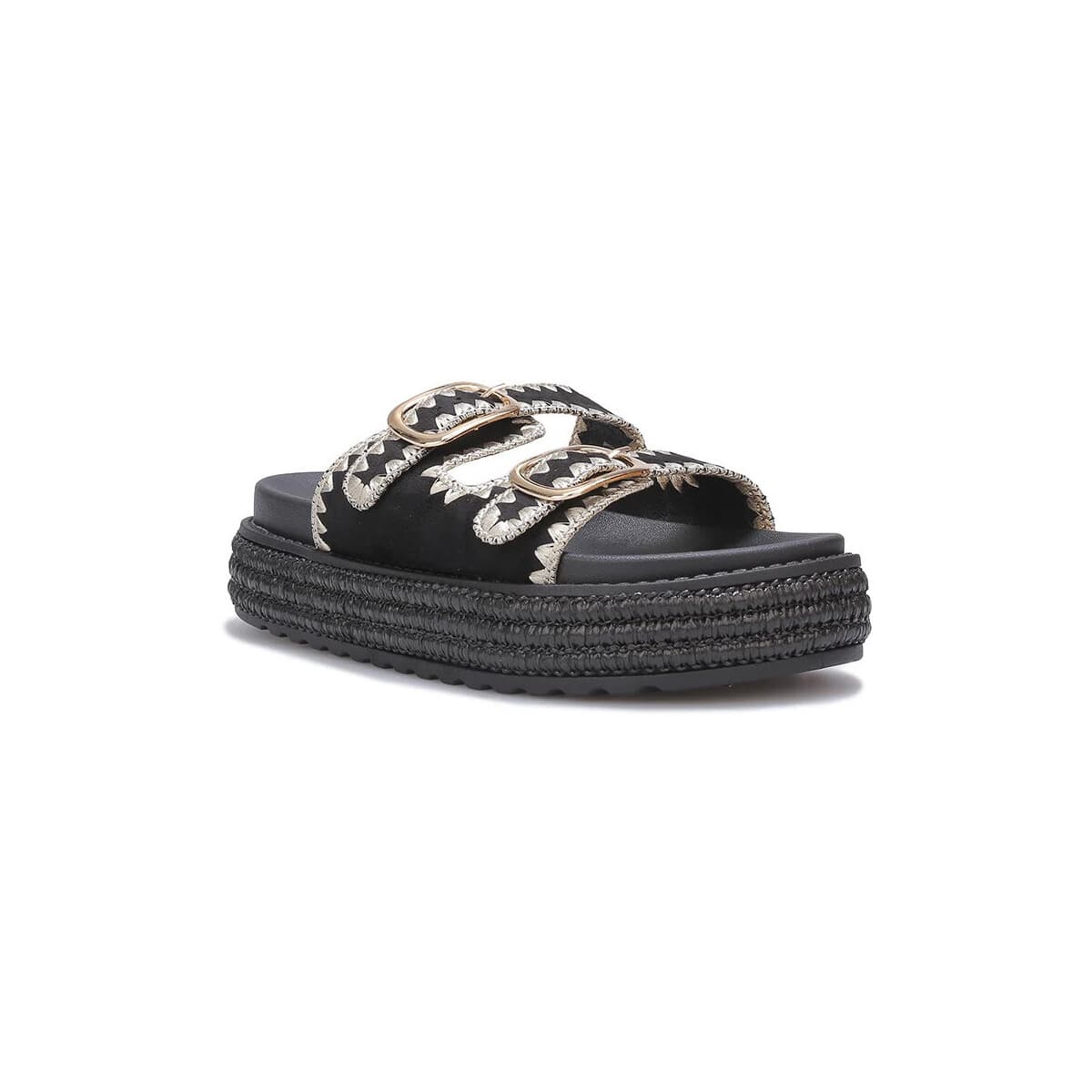 Women's Flip Flops La Modeuse Black