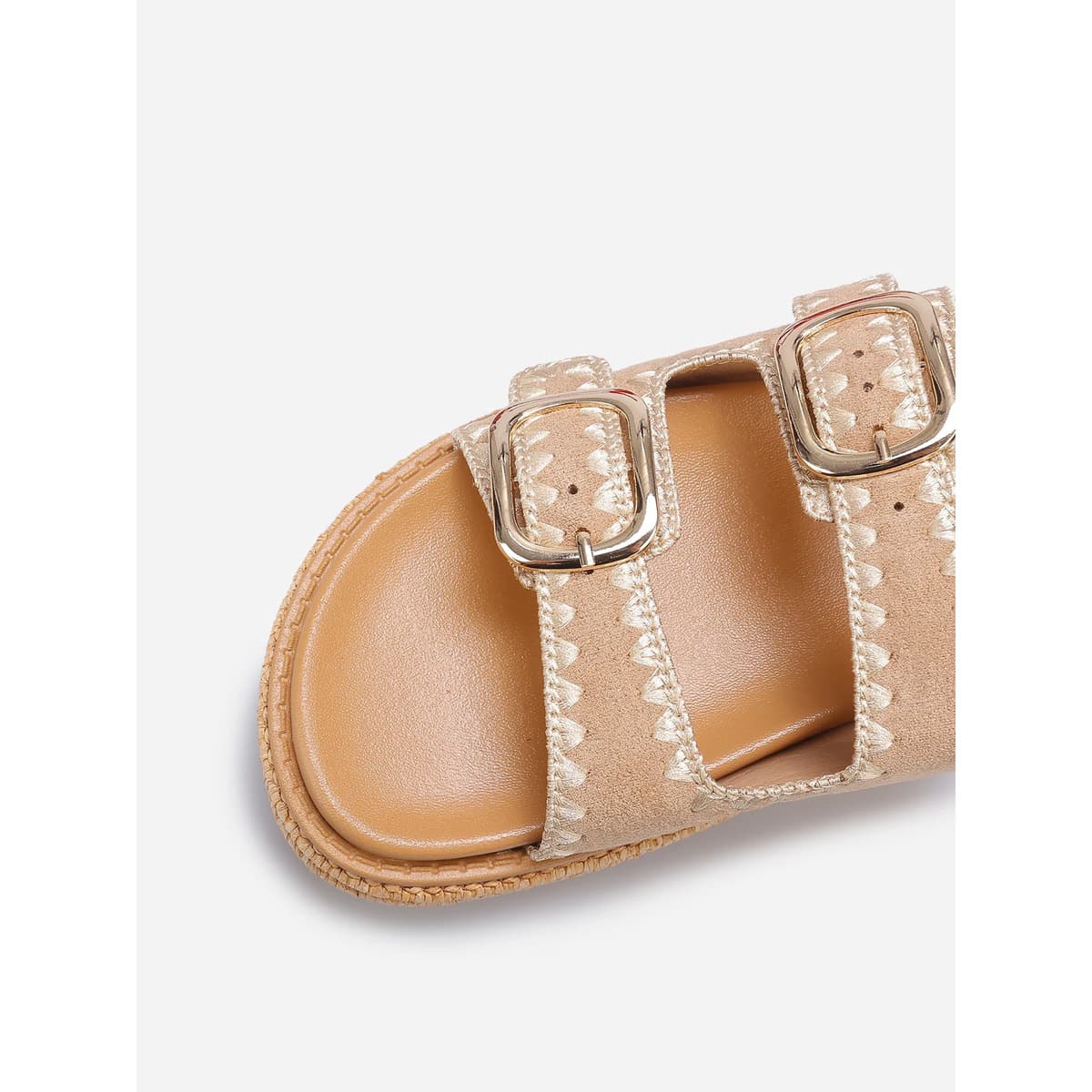 Women's Flip Flops La Modeuse Beige