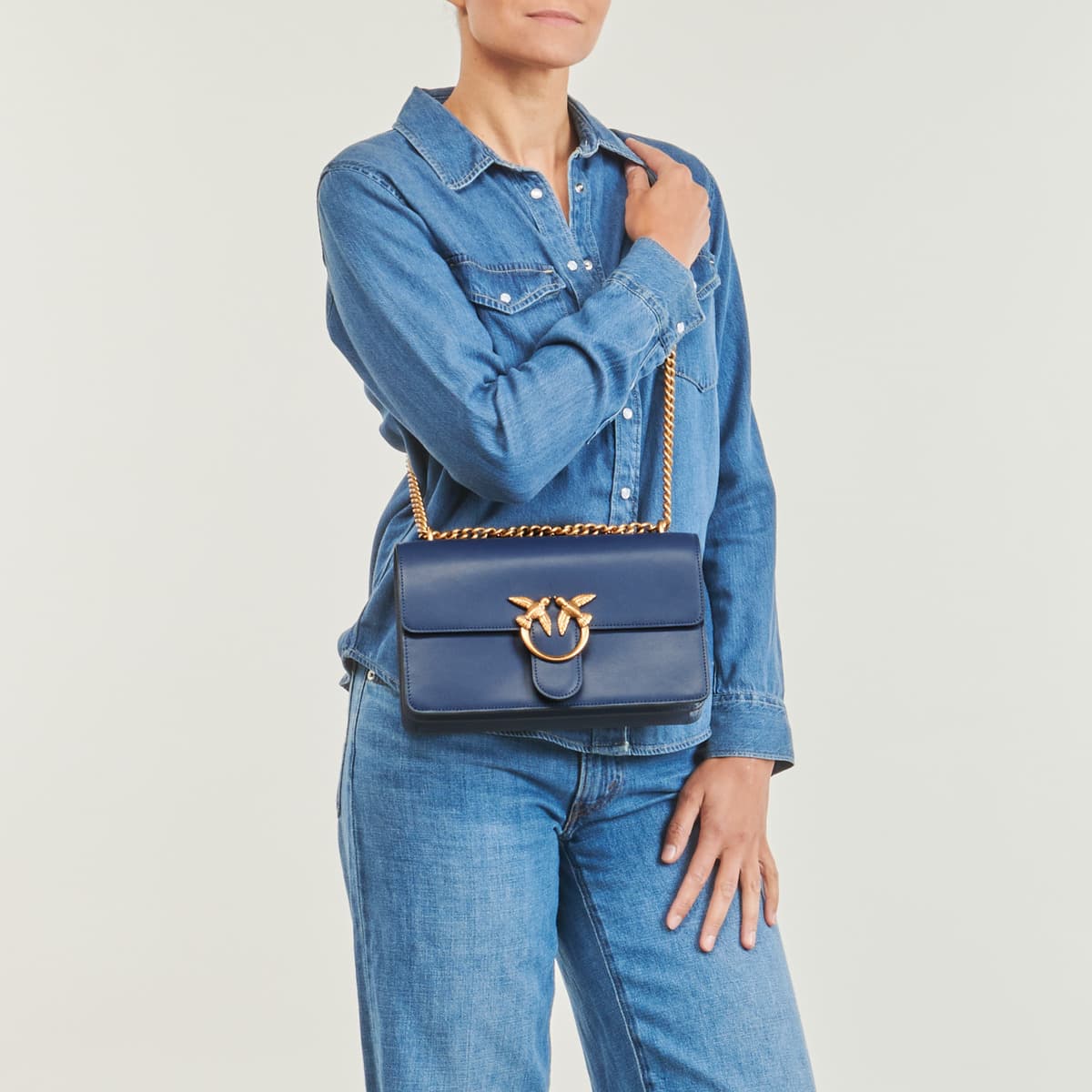 Women's Shoulder Bags Pinko Blue