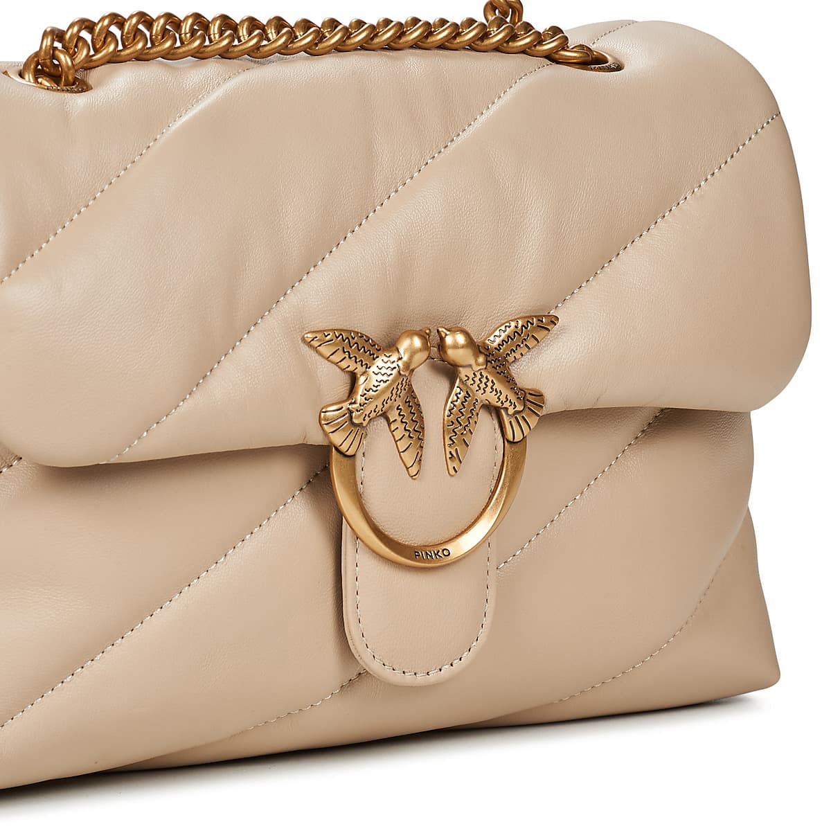 Women's Shoulder Bags Pinko Beige