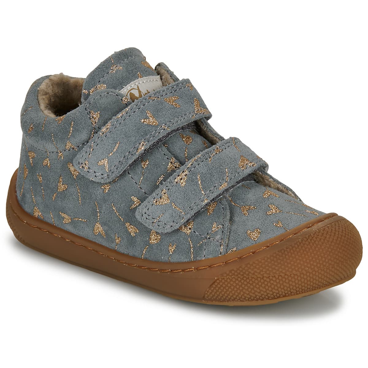 Ψηλά Sneakers Naturino COCOON VL SUEDE GLITTER FLOWER