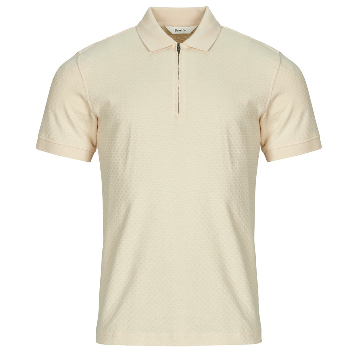 Men's Polo Shirts Selected Beige