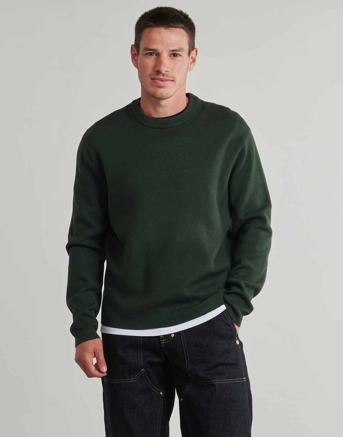 Men's Sweaters Selected Green