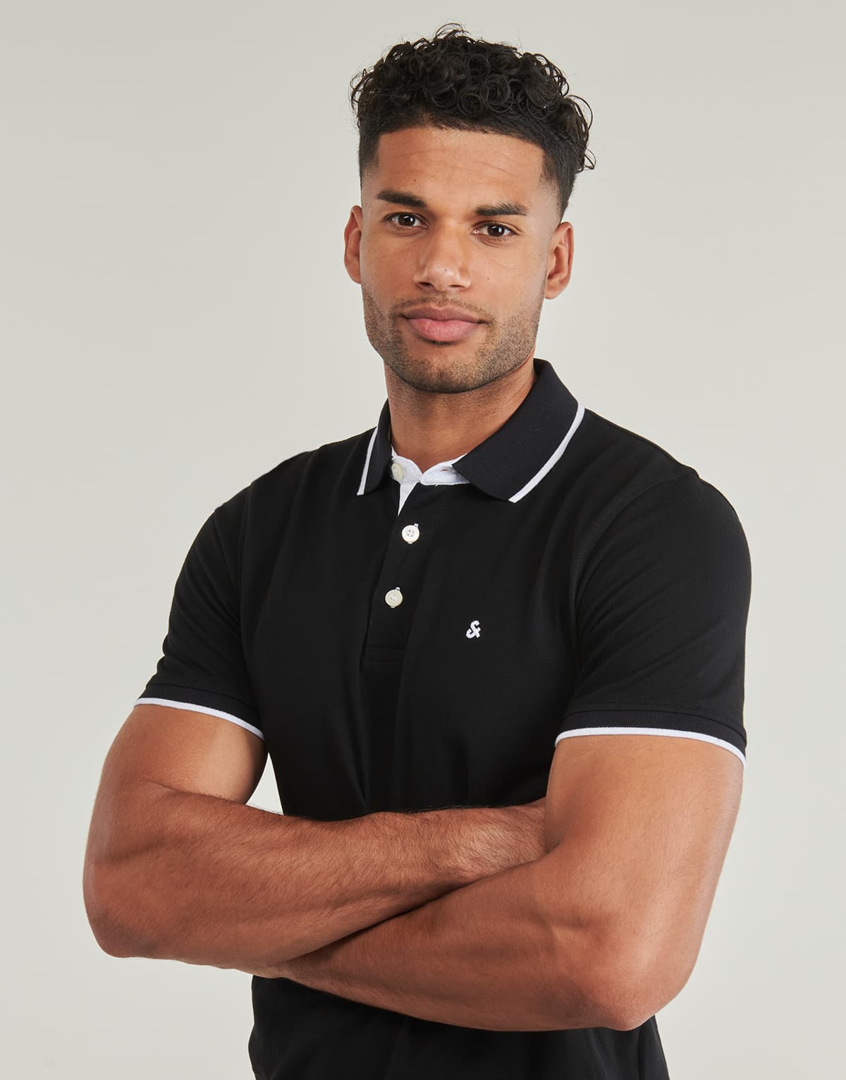 Men's Polo Shirts Jack & Jones Black