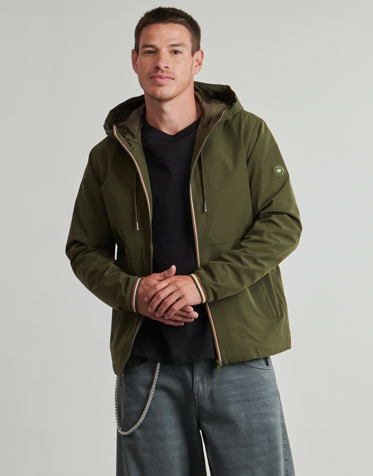 Men's Windbreakers Jack & Jones Khaki