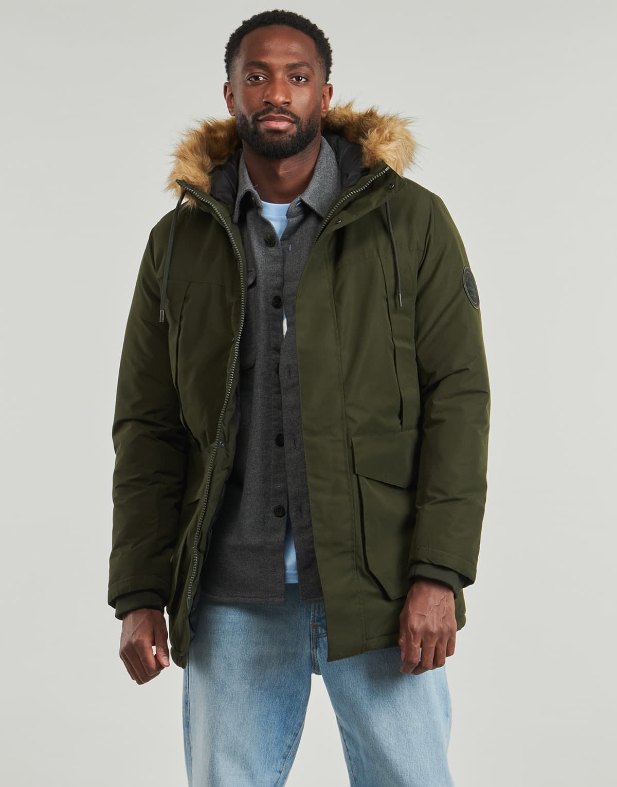 Men's Parkas Jack & Jones Khaki