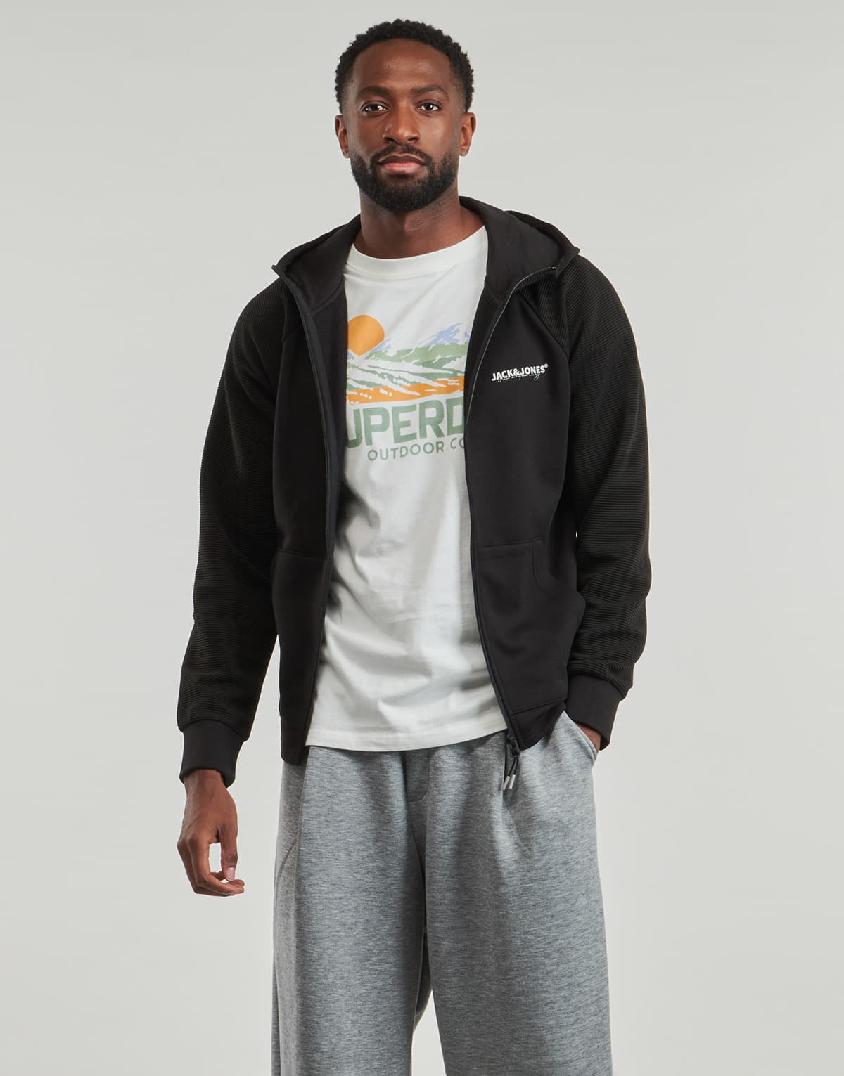 Men's Sweatshirts Jack & Jones Black