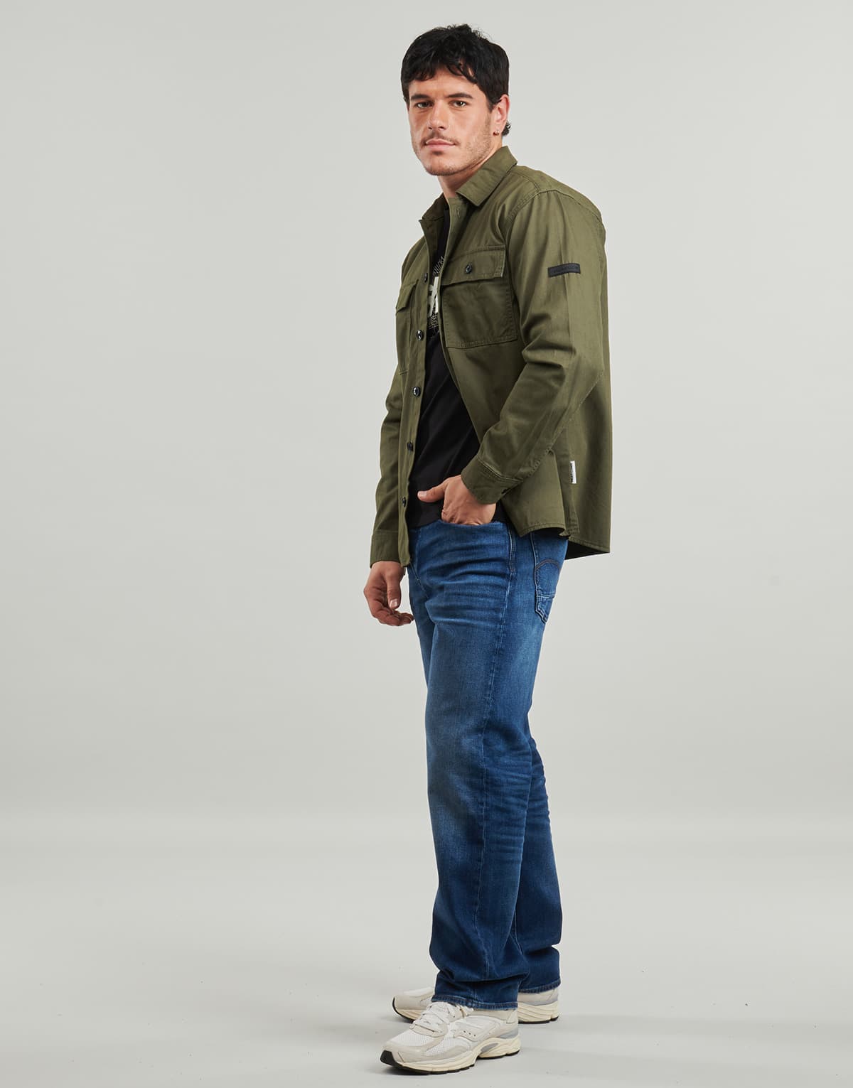 Men's Shirts Jack & Jones Khaki