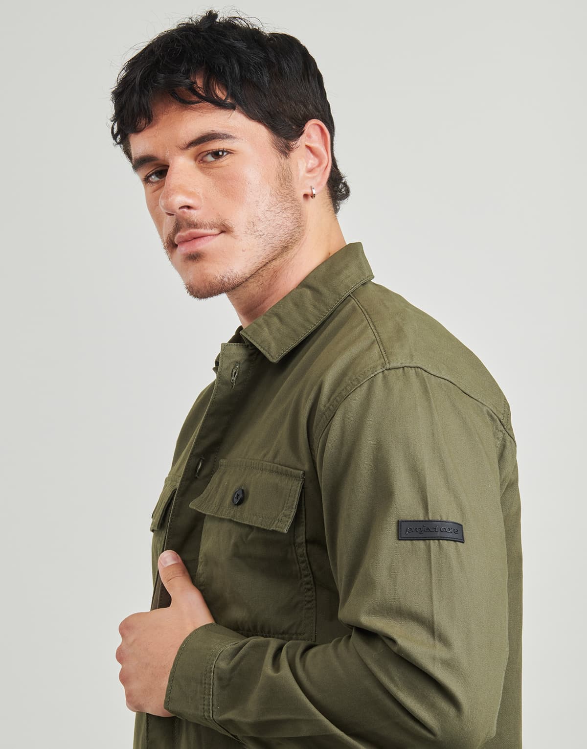 Men's Shirts Jack & Jones Khaki