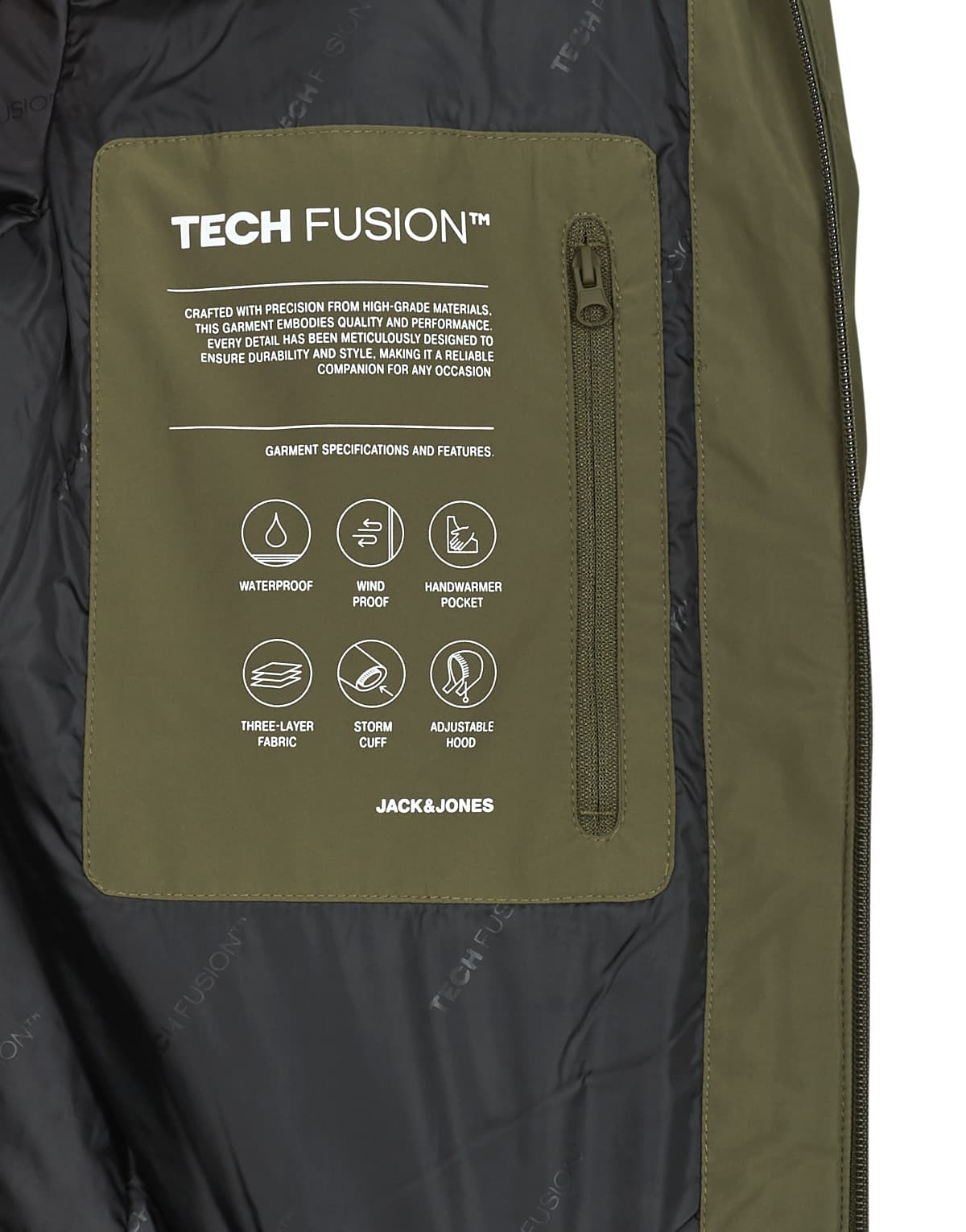 Men's Parkas Jack & Jones Khaki