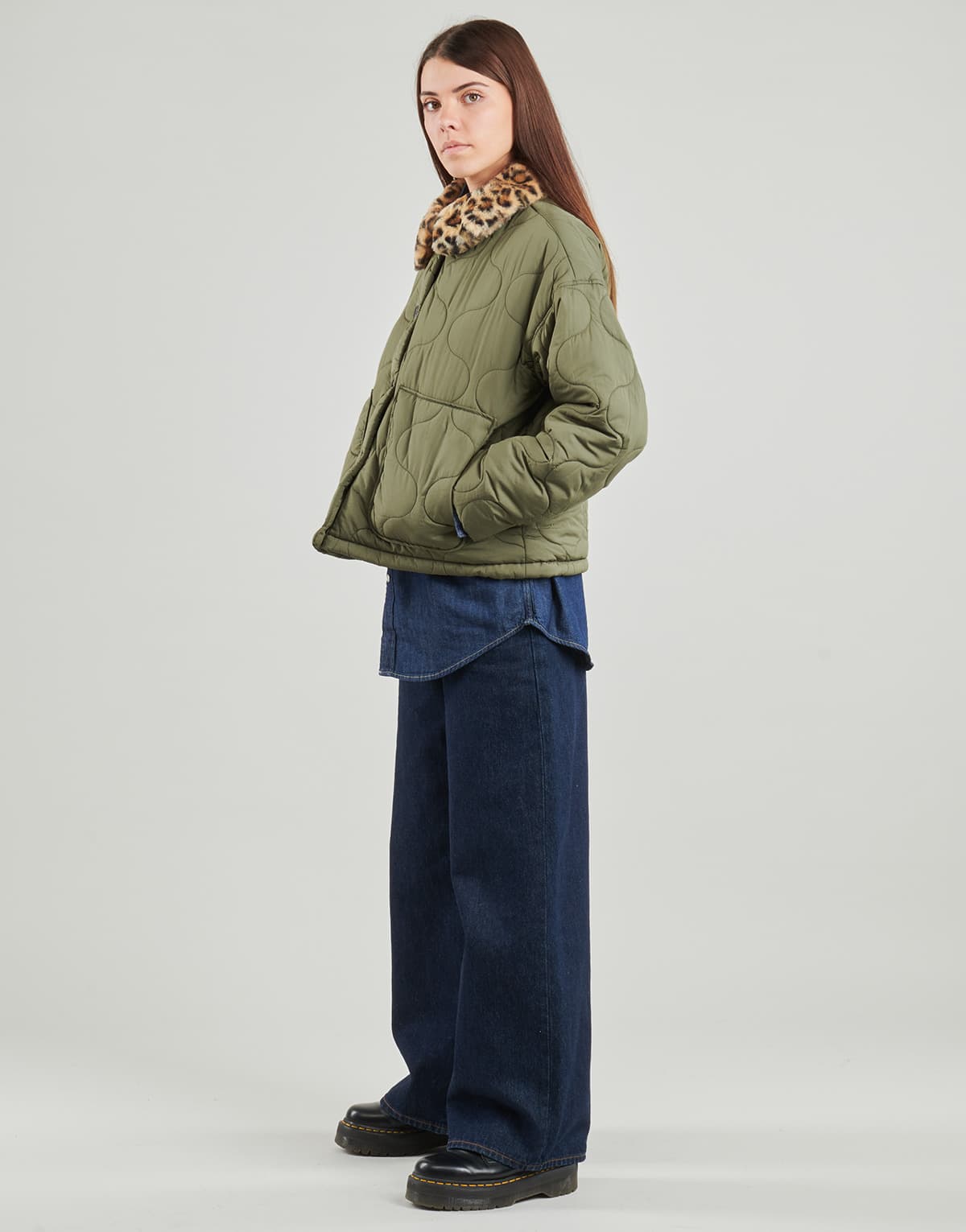 Women's Jackets Noisy May Khaki