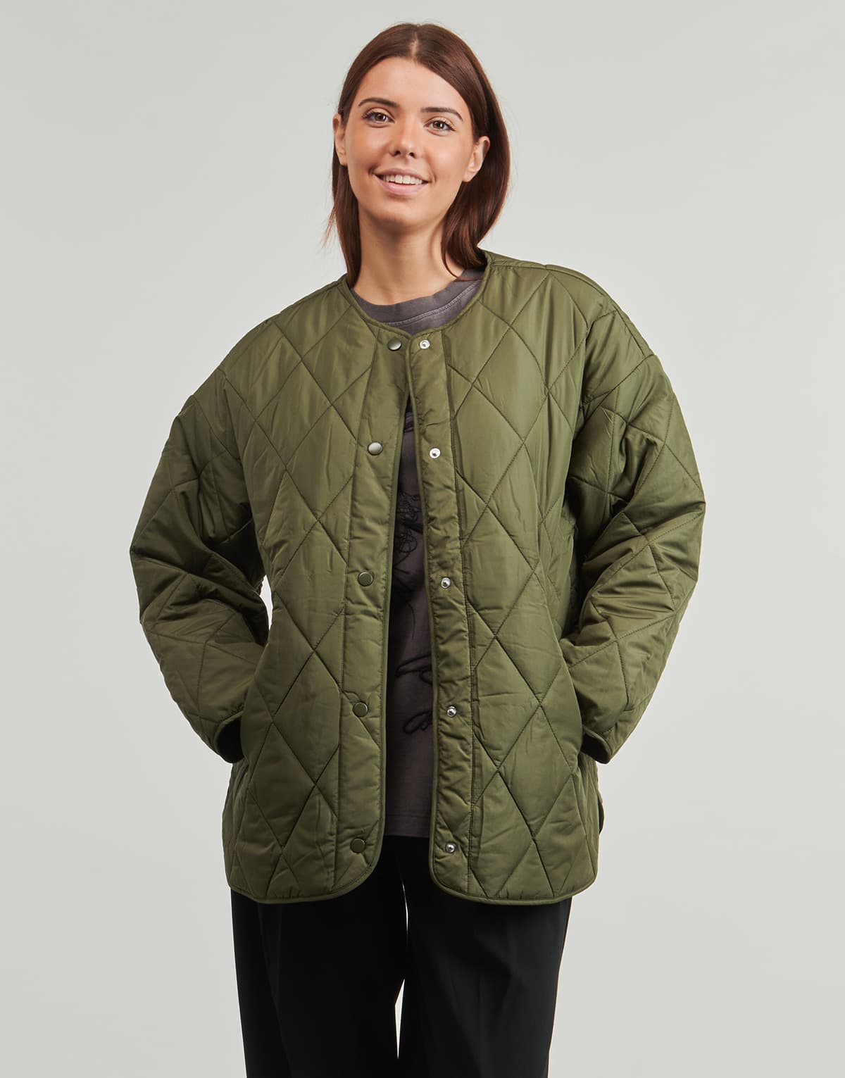 Women's Jackets Pieces Khaki