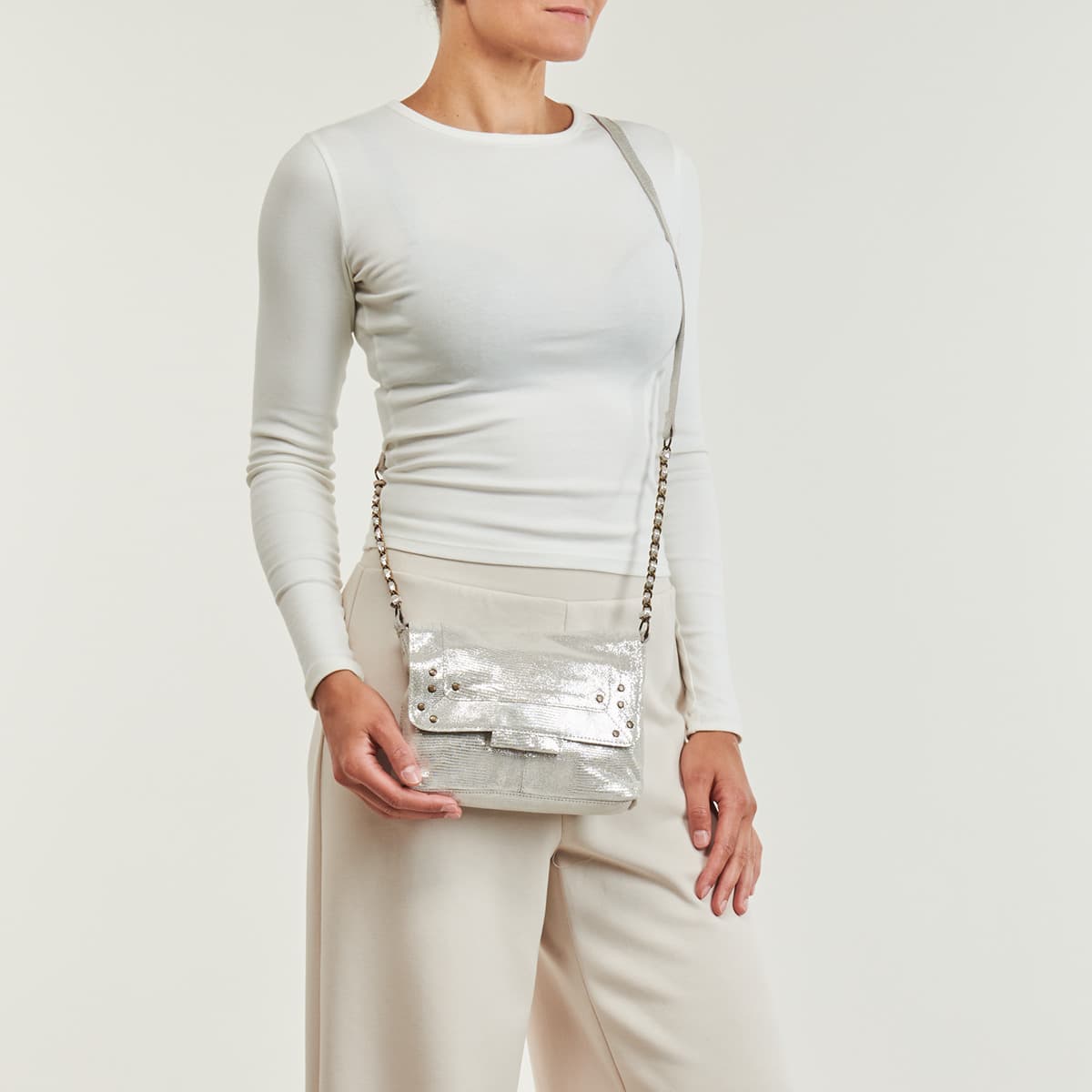 Women's Shoulder Bags Pieces Silver