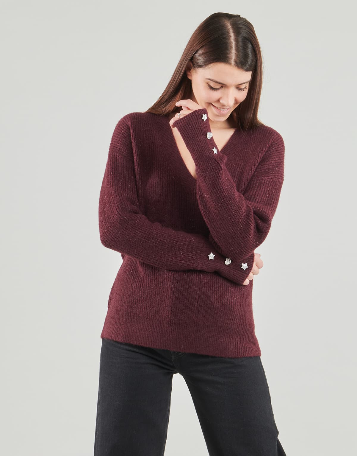 Women's Sweaters Morgan Bordeaux