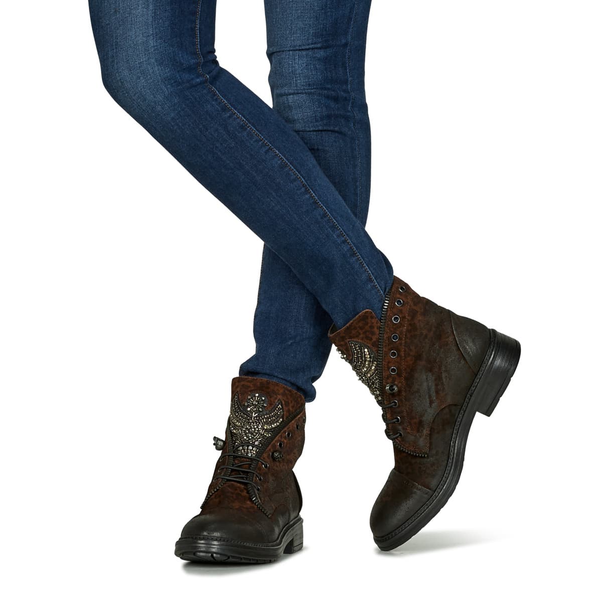 Women's Ankle Boots Fru.it Brown