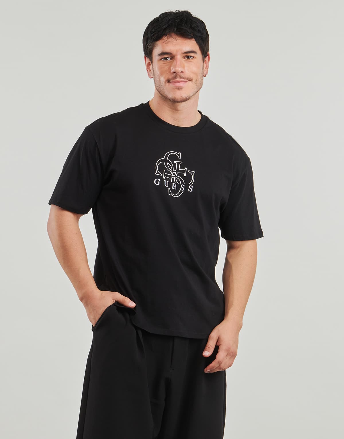 Men's T-Shirts Guess Black