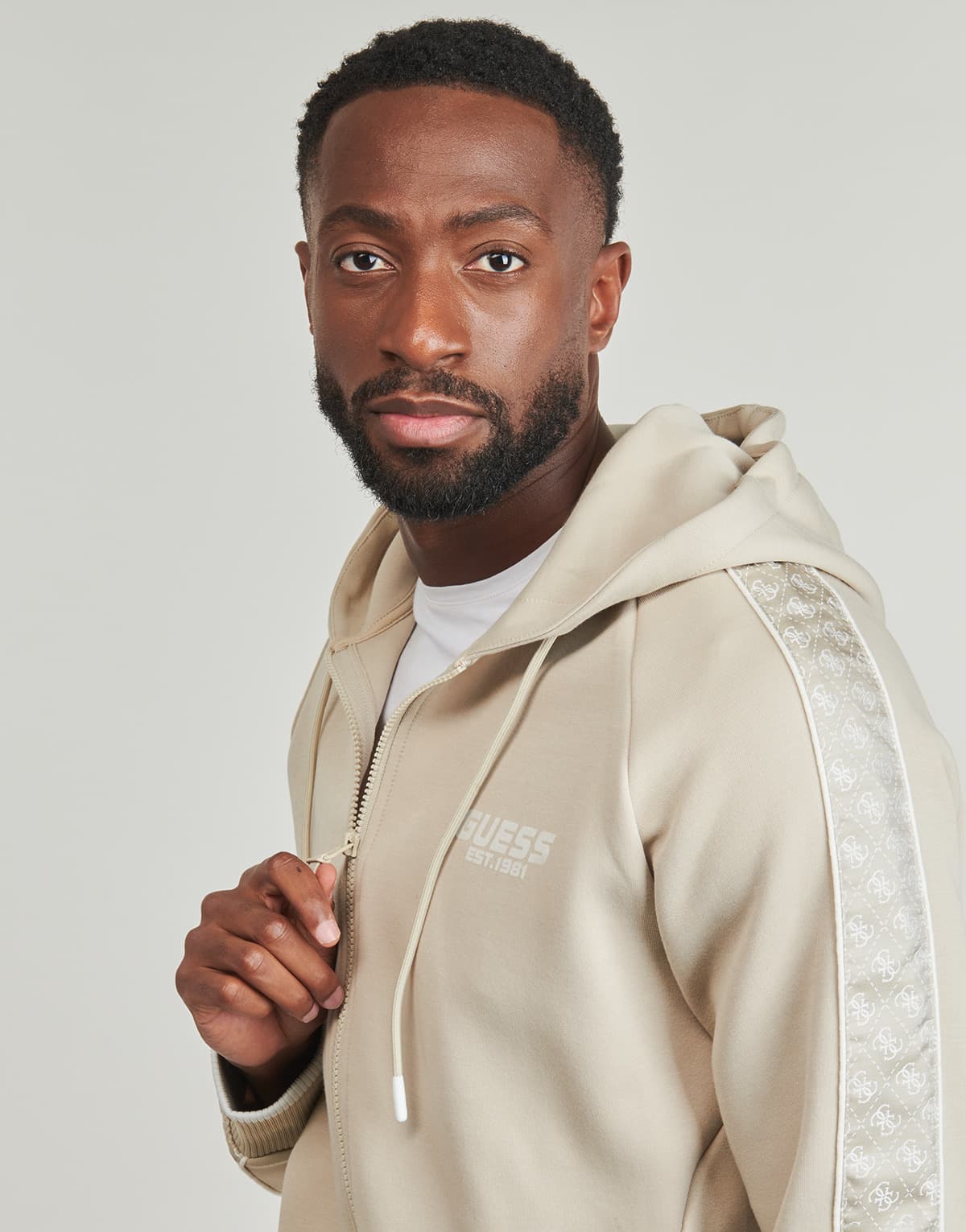 Men's Sweatshirts Guess Beige