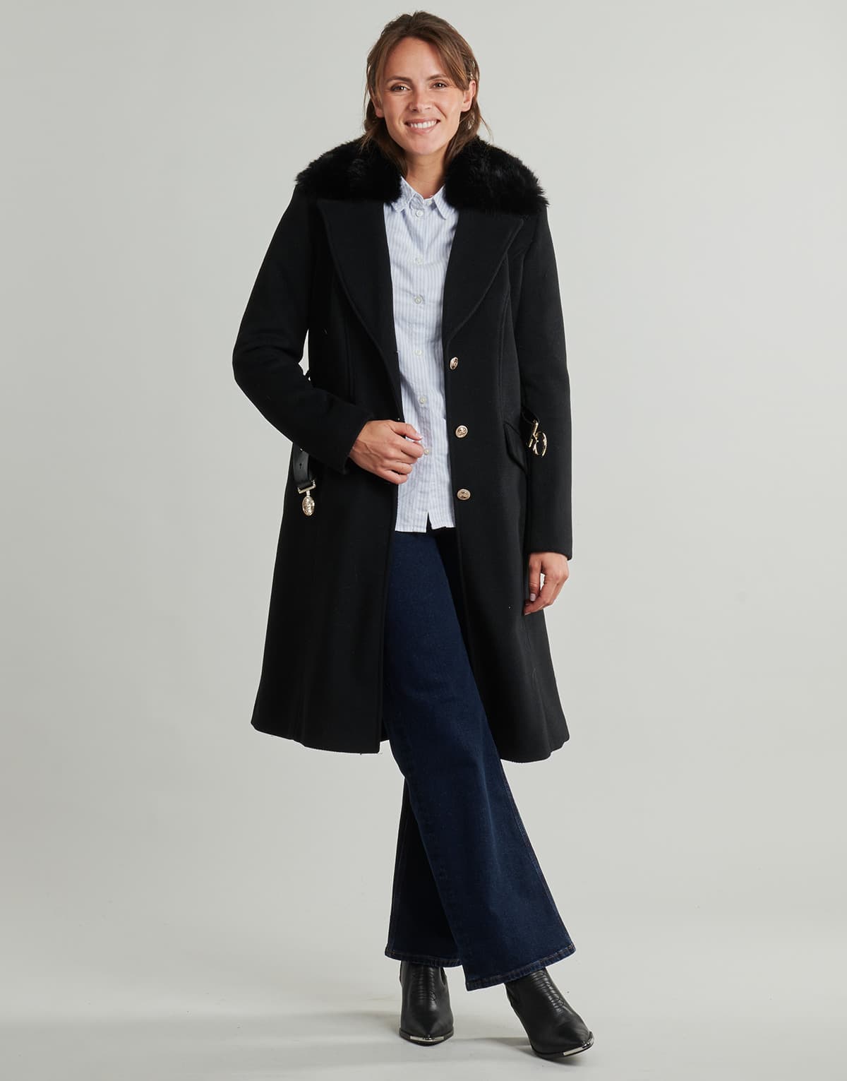 Women's Coats Guess Black
