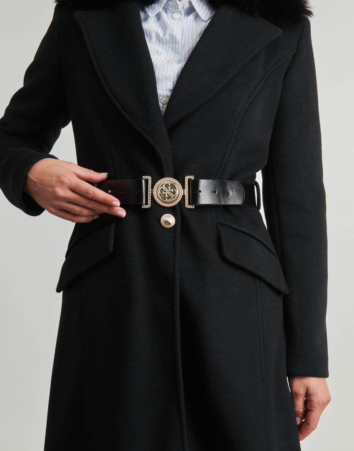 Women's Coats Guess Black