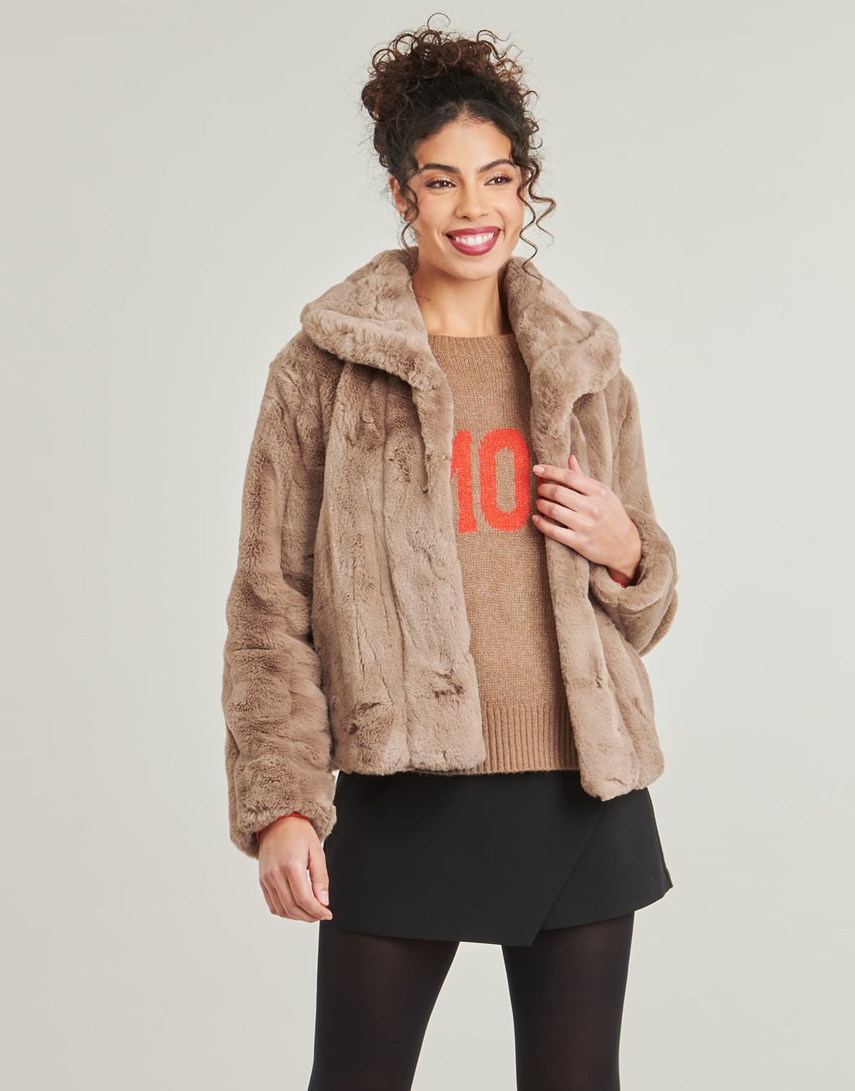 Women's Coats Guess Brown