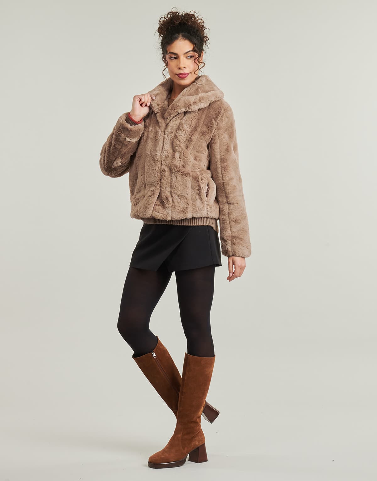Women's Coats Guess Brown