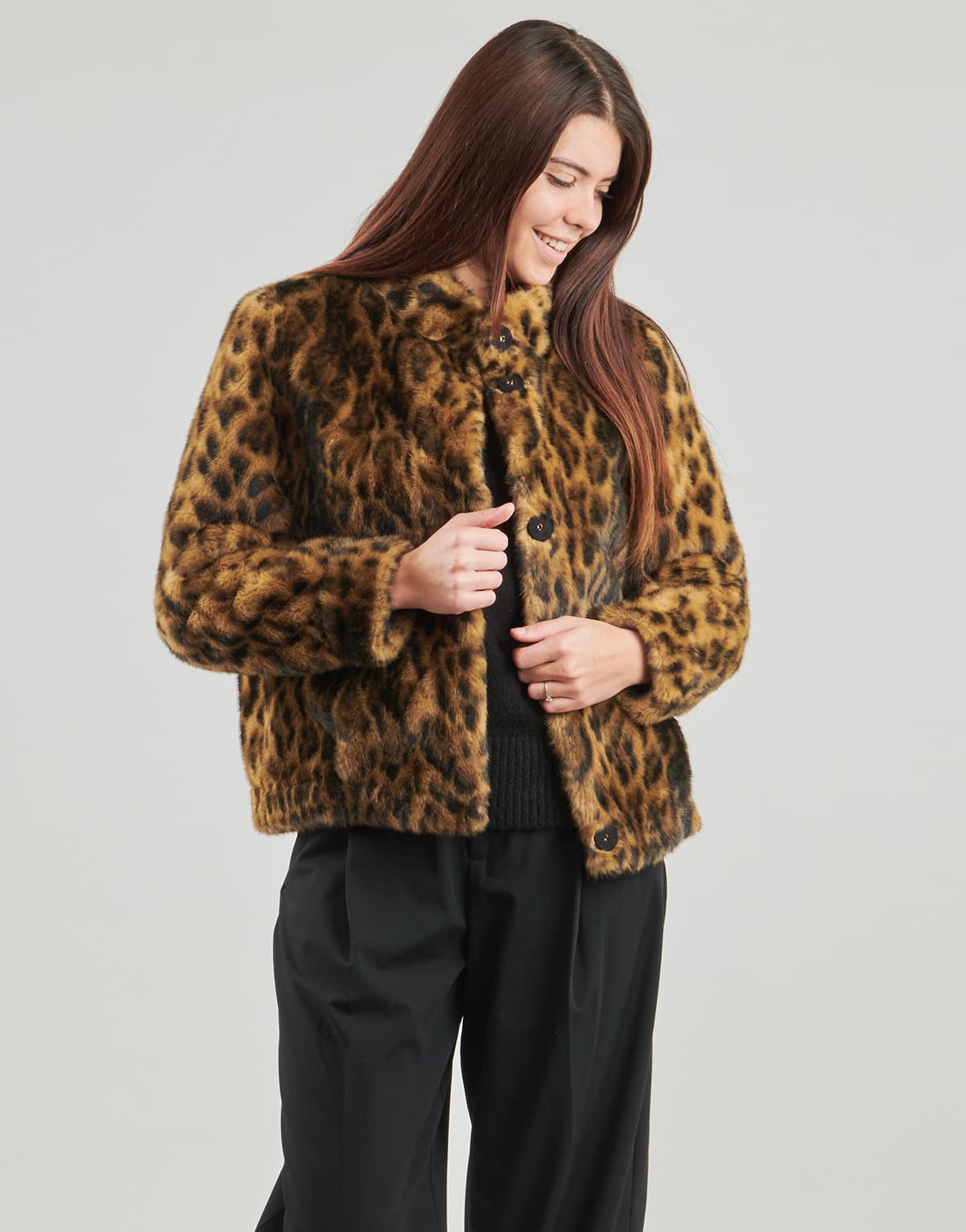 Women's Coats Guess Brown