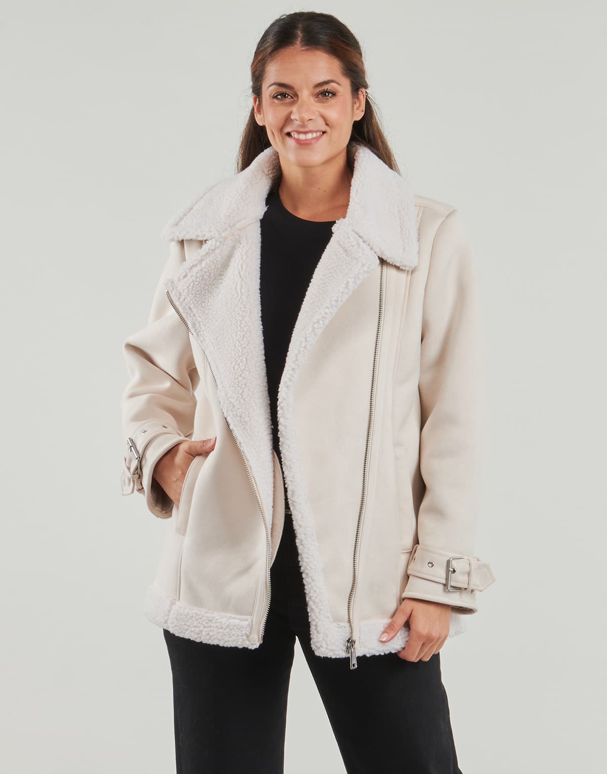 Women's Coats Guess Beige
