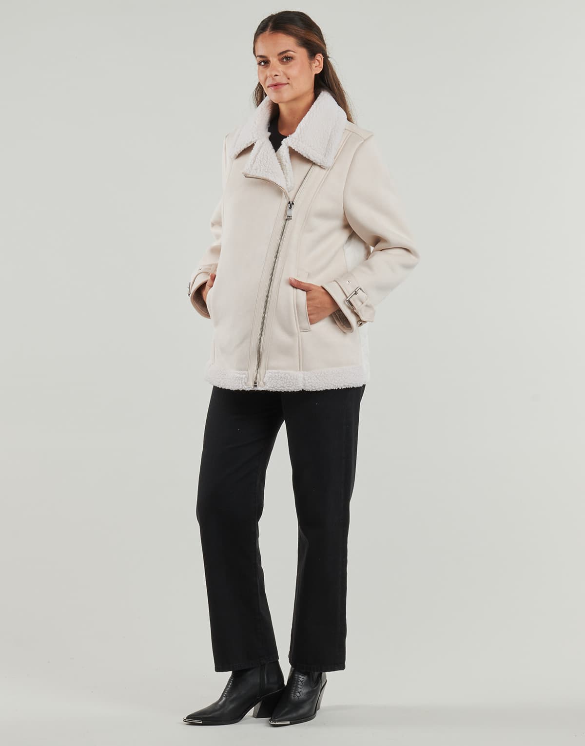 Women's Coats Guess Beige